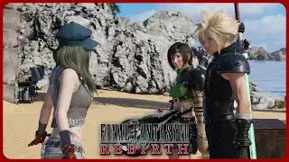 Cloud threatens Kyrie - Final Fantasy 7 Rebirth