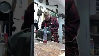 Angus Making a Knife