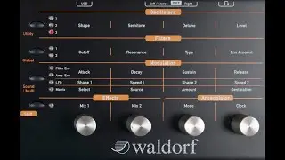 SHADOW DANCER - iPad (AUM/Fugue Machine/Elastic Drums) + Waldorf Blofeld Test (2016)