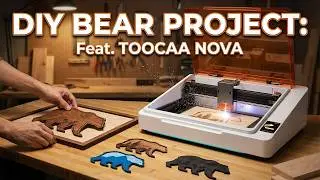 最新のTOOCAA NOVAを使用したDIY合板アートワーク