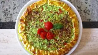 TORTA RUSTICA DI ZUCCHINE E NOCCIOLE / RUSTIC CAKE OF ZUCCHINS AND HAZELNUTS