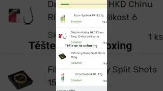 nova objedn&aacute;vka z eshopu chytapust