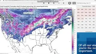 Watching a Pre-Christmas storm and a Post-Christmas storm!