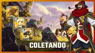 Albion Online - 20MIN DE COLETA SEM PREMIUM + FUGA DE GANK!