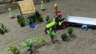 Haw to making diy tractor pig shed science project || animals house biuld mini tractor