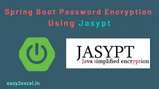 Spring Boot Password Encryption using Jasypt | Jasypt Password Encryption