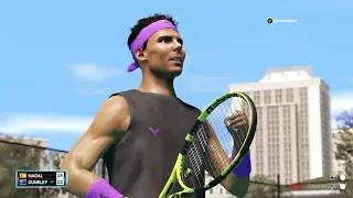 AO TENNIS 2 - AUCKLAND OPEN SINGLES || RAFAEL NADAL CAREER PC GAMEPLAY