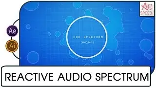 Create Reactive Audio Spectrum Waveform | Motion Graphics | Adobe After Effects cc | ae speed arts