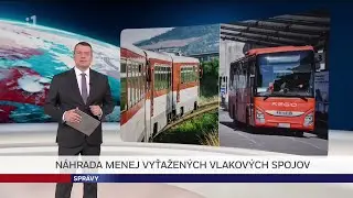 Náhrada menej vyťažených vlakových spojov #zssk #vlaky #autobusy