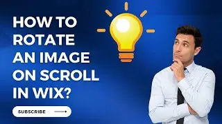 Rotate an image on scroll in Wix using Velo code