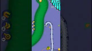 Worms Zone. A killer Snake #shorts #gameplay #wormszone