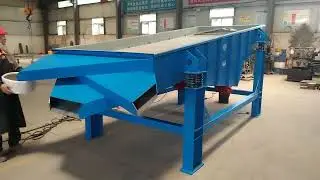 Eight vibrating screens for phosphate classifying
