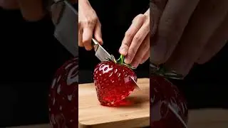 Cutting Fruits & Gold So Satisfying! 🍎✨ #satisfyingvideo  #asmr  #Shorts #fruitcutting #aiart #ai
