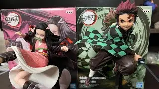 Tanjiro Kamado & Nezuko Kamado Banpresto Demon Slayer Vibration Stars - Unboxing & Review India.