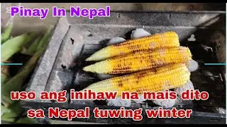 Uso ang inihaw na mais Dito sa Nepal tuwing winter