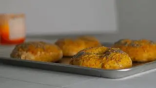 Easy homemade Bagels( No yeast, No boiling)