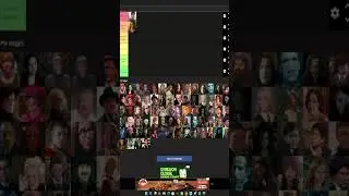 Do you agree with my Harry Potter tier list?? | #actuallydrizzy on #Twitch