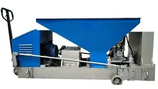 Precast lightweight concrete hollow core wall panel extrusion machine