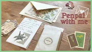 Penpal with me 💌 | je réponds à ma correspondante tchèque (en-fr sub)