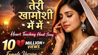 तेरी खामोशी में मैं | Heart Touching Hindi Sad Song | Female Voice | Emotional Love Song