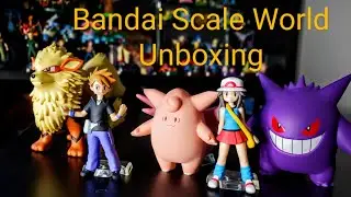 Pokemon Bandai Scale World 1/20 Green Blue Arcanine Clefable and Gengar