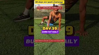 Day 39 ABS Workout🔥 | 90 Days Six Pack Challenge | Stay Focused & Shredded!