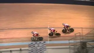 2016 ASIAN CYCLING CHAMPIONSHIPS Men's Elite Team Sprint Qualifying Kazakhstan &times; Islamic Republic of
