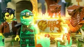 LEGO NINJAGO - BATTLE FOR THE SCROLL OF FORBIDDEN SPINJITZU
