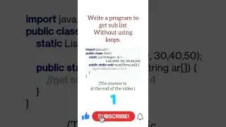experienced Day 63   Daily Java interview question   