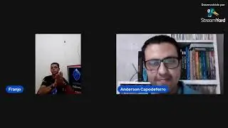 LIVE. COM O ESCRITOR. ANDERSON CAPODEFERRO