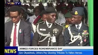 ARMED FORCES REMEMBRANCE DAY: GOV OKPEBHOLO, OTHERS PAY TRIBUTE TO FALLEN HEROES