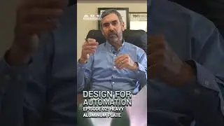 Design for Automation: Heavy Aluminum Plate #shorts