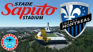 Saputo Stadium - Microsoft Flight Simulator STADIUM LANDING!