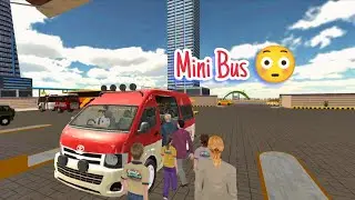Mini Bus Driving Simulator 3D - Android Gameplay 🔥 Indian Mini Bus Vehicle Gameplay 