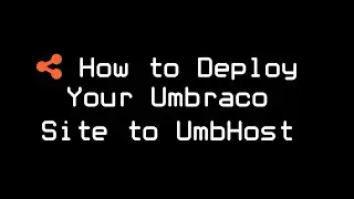 Как развернуть сайт Umbraco на UmbHost