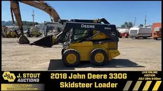 2018 John Deere 330G Skidsteer Loader