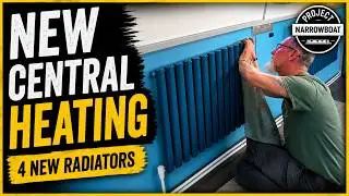 Narrowboat Central Heating - paint disaster!