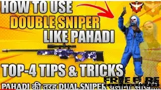 how to use double sniper like phadi gaming | tips and tricks