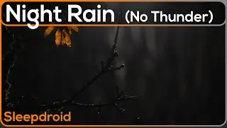 ► Calming Rain Sounds at Night (No Thunder) for Sleeping, Studying, or Insomnia Relief. Sleep Fast!
