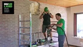 Welke breekhamer 10 kg huren voor het uitbreken van muren en chape? Demonstratievideo - Huurland