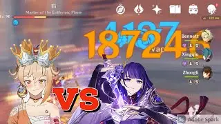 Yoimiya C0 vs Ei &ldquo;Baal&rdquo; Raiden Shogun (Electro Archon) | Genshin Impact