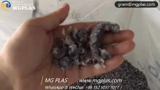 pe pp plastic film squeezing agglomerating machine densifier