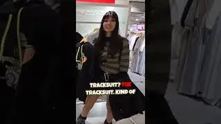 Tracksuit Twins  Trying to convince someone to buy matching outfits