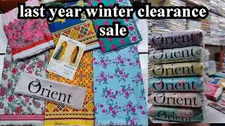 Orient Clearance sale | Winter Leftover stock | Brands original stock | gulljee New collection 2025