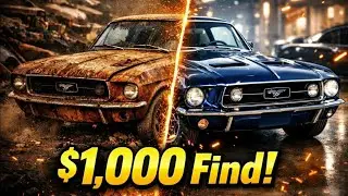 $1,000 Rusty 1967 Ford Mustang Turned Into a Showroom Beast | Full Transformation