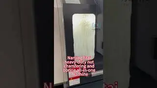 Nanjing litai heavy-duty nut chamfering and boring all-in-one machine
