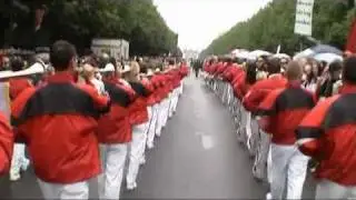 Int. dt. Turnfest in Berlin 2005 - Umzug mit Berliner Stadtfanfaren