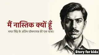 Bhagat Singh: The Real Superhero of India | Story for Kids (in Hindi) | Why I am an Atheist |
