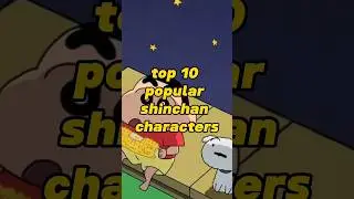 Shinchan popular characters #shinchan #characters #cartoon #trending #shorts