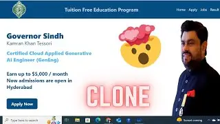 Clone Kamran Tessori.com Using Next.js and Tailwind CSS   | Governor IT Courses